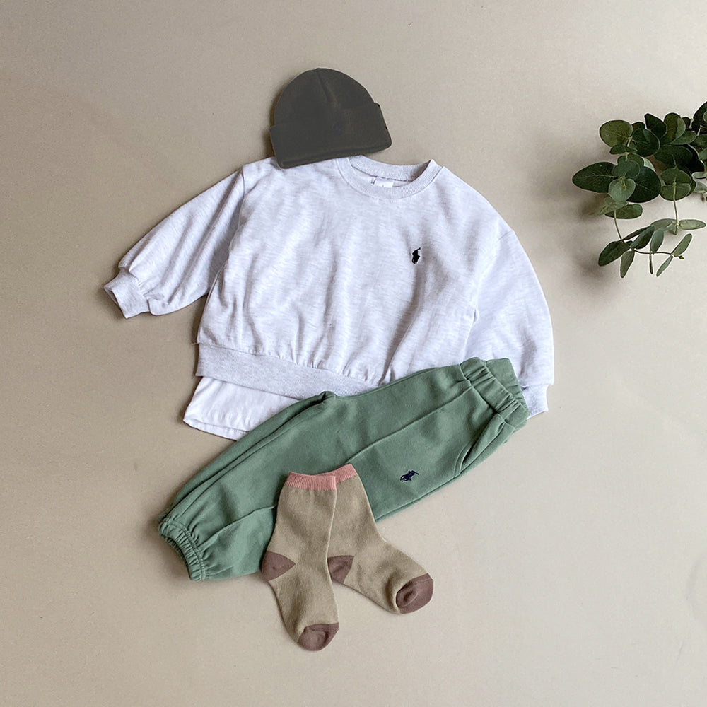 Pintuck jogger pants