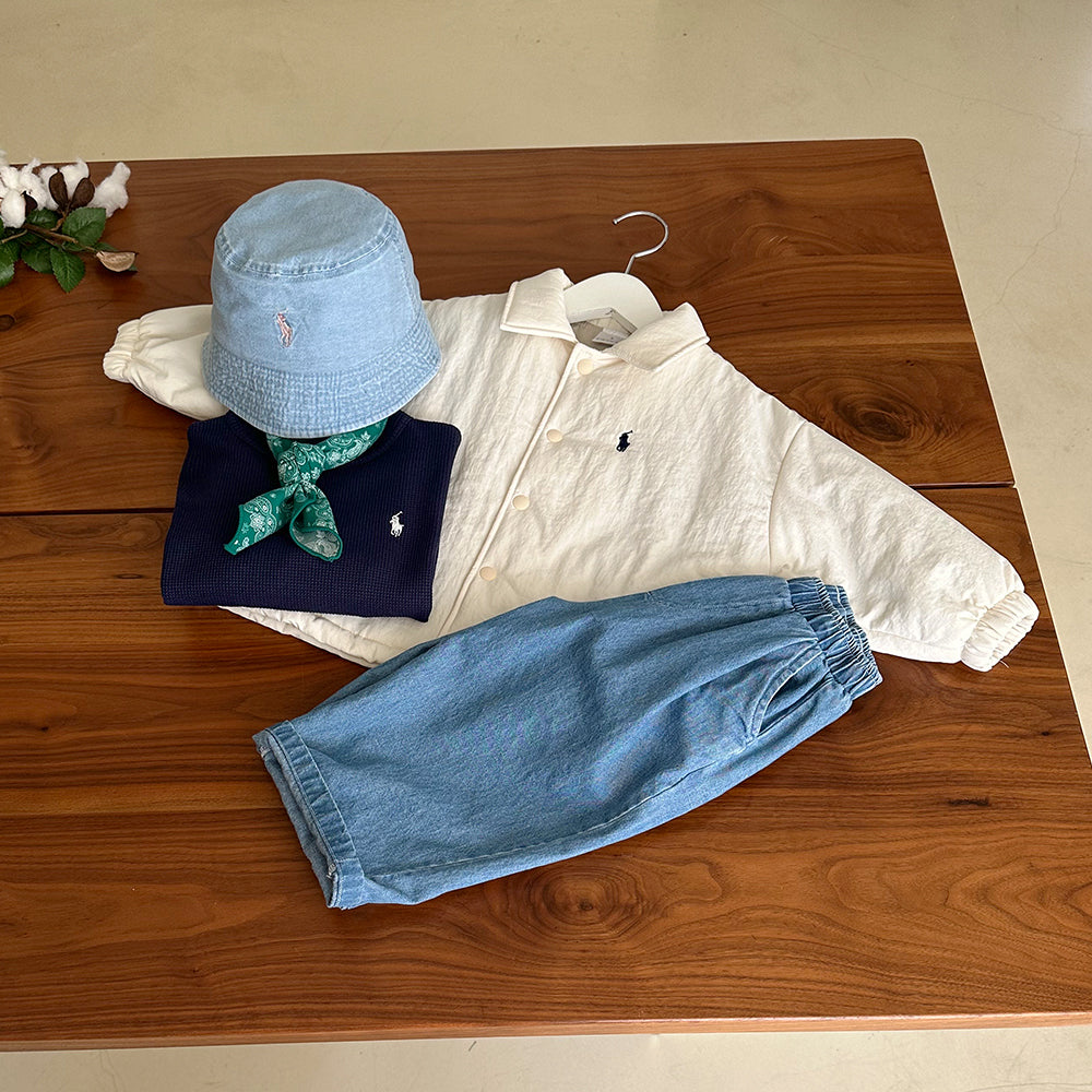 Denim bucket hat