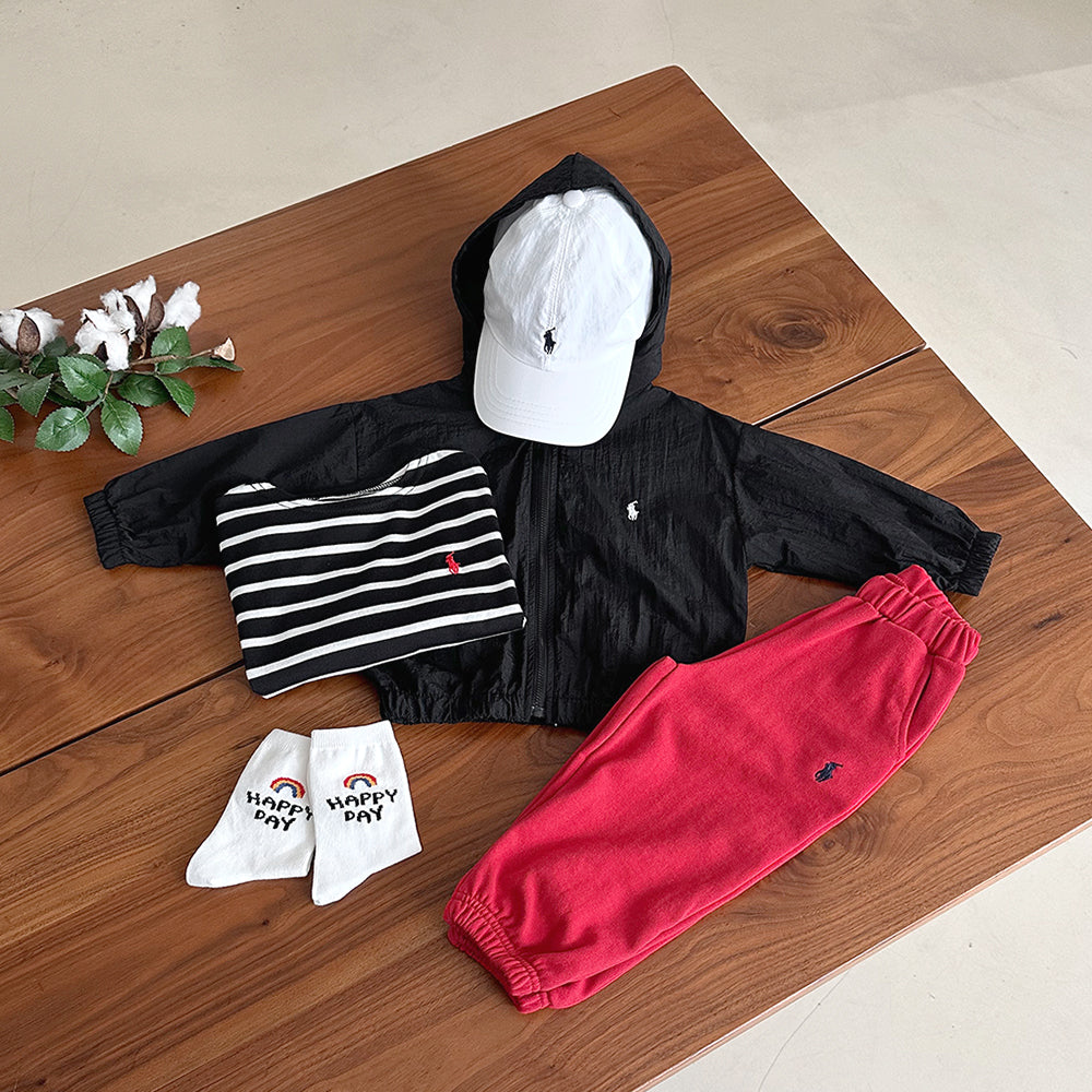 Stripes boat neck tee
