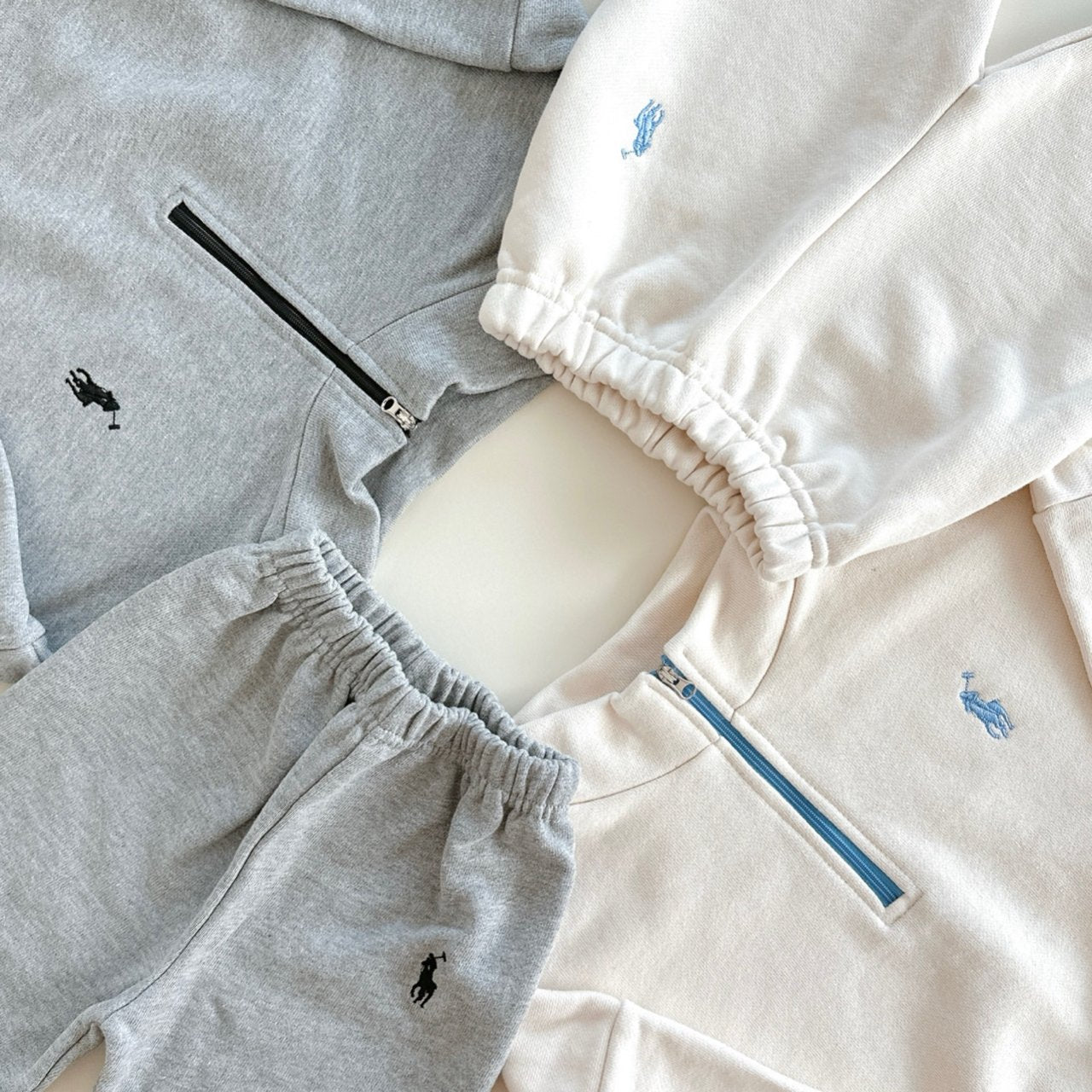 PL Half zip-up set
