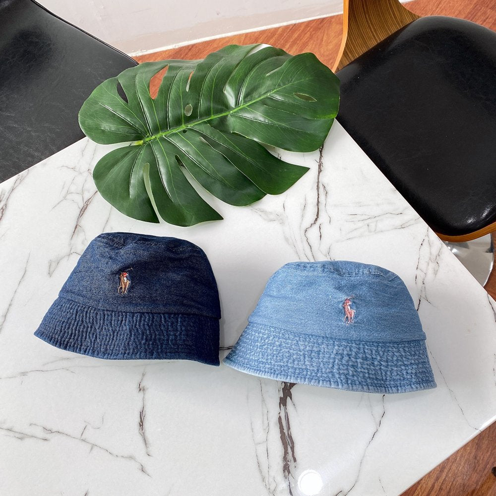 Denim bucket hat