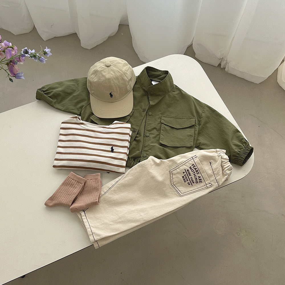 Stripes boat neck tee