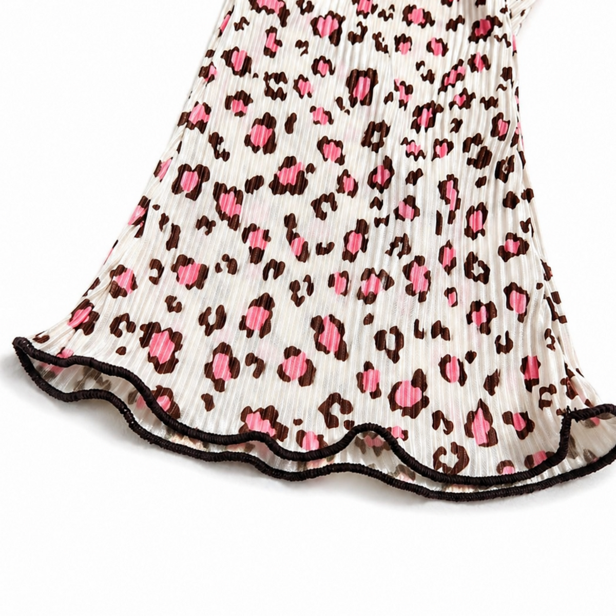 Leopard Pleats Set