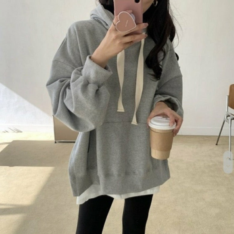 Oversized hoodie and online jeans outfit