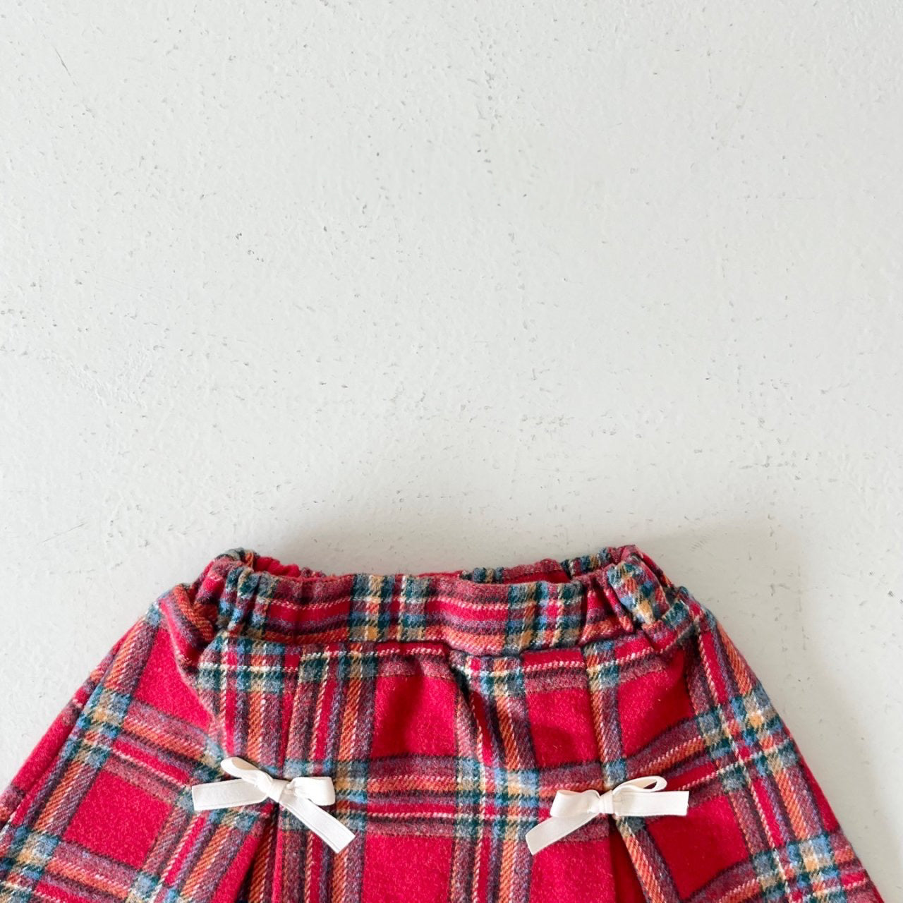 Ribbon wool skirt