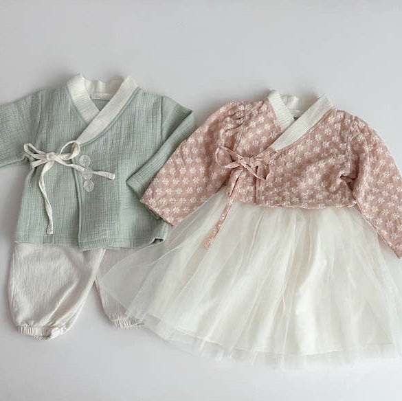 Hanbok de fille pour l'automne de 25'