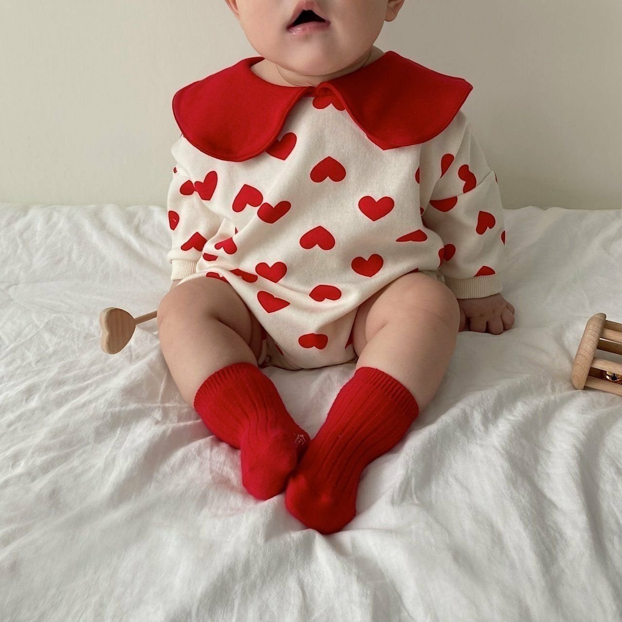 Heart Romper Set