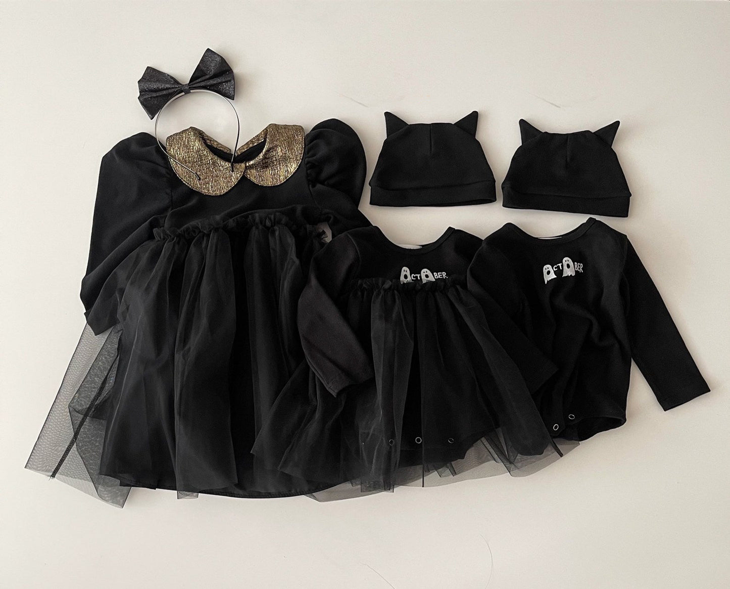 Halloween Tutu Bodysuit Set