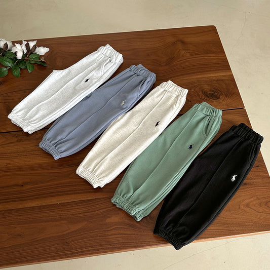 Pintuck jogger pants