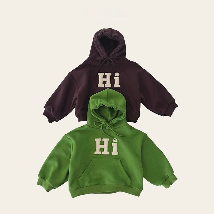 [PRE-ORDER] Hi Embroidery Hoodie