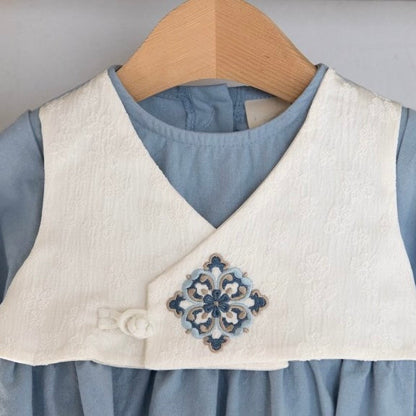 [예약 구매] 솜 베이비 한복 우주복