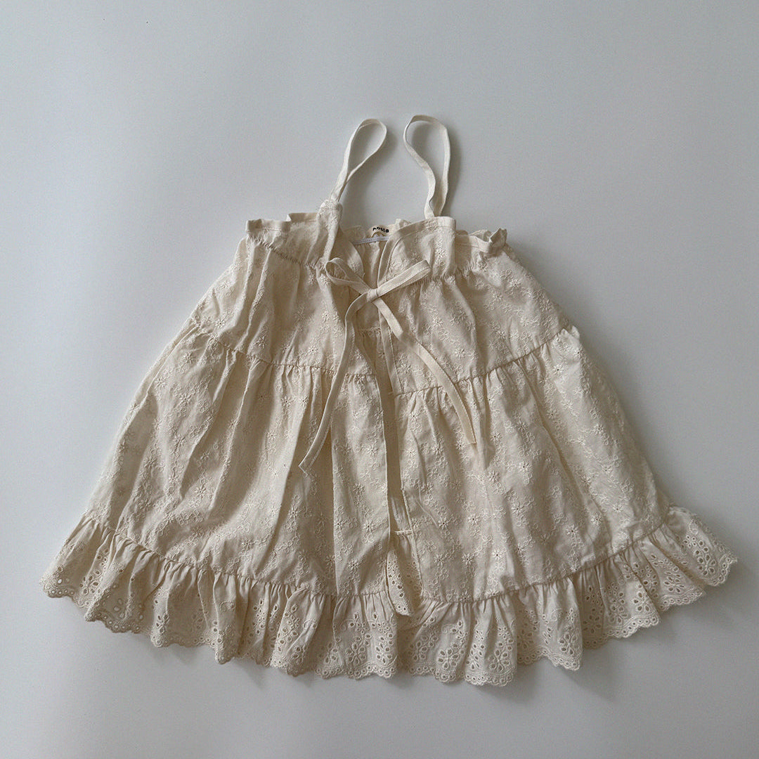 [PRE-ORDER] Lace Cotton Open Dress