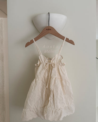 [PRE-ORDER] Lace Cotton Open Dress