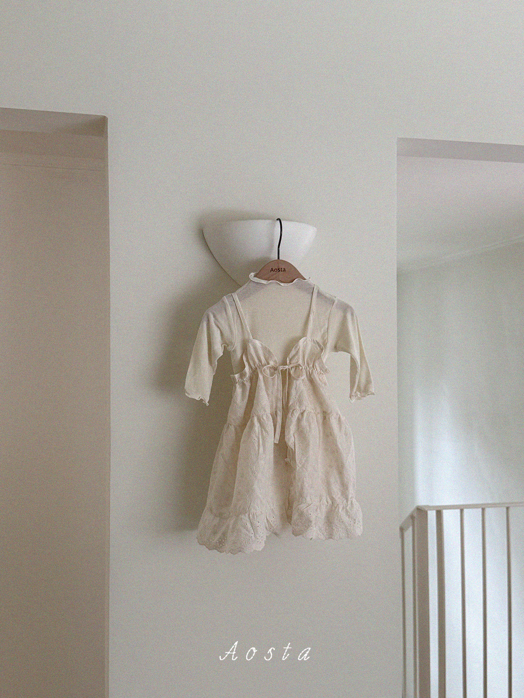 [PRE-ORDER] Lace Cotton Open Dress