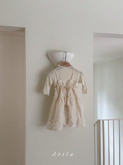 [PRE-ORDER] Lace Cotton Open Dress