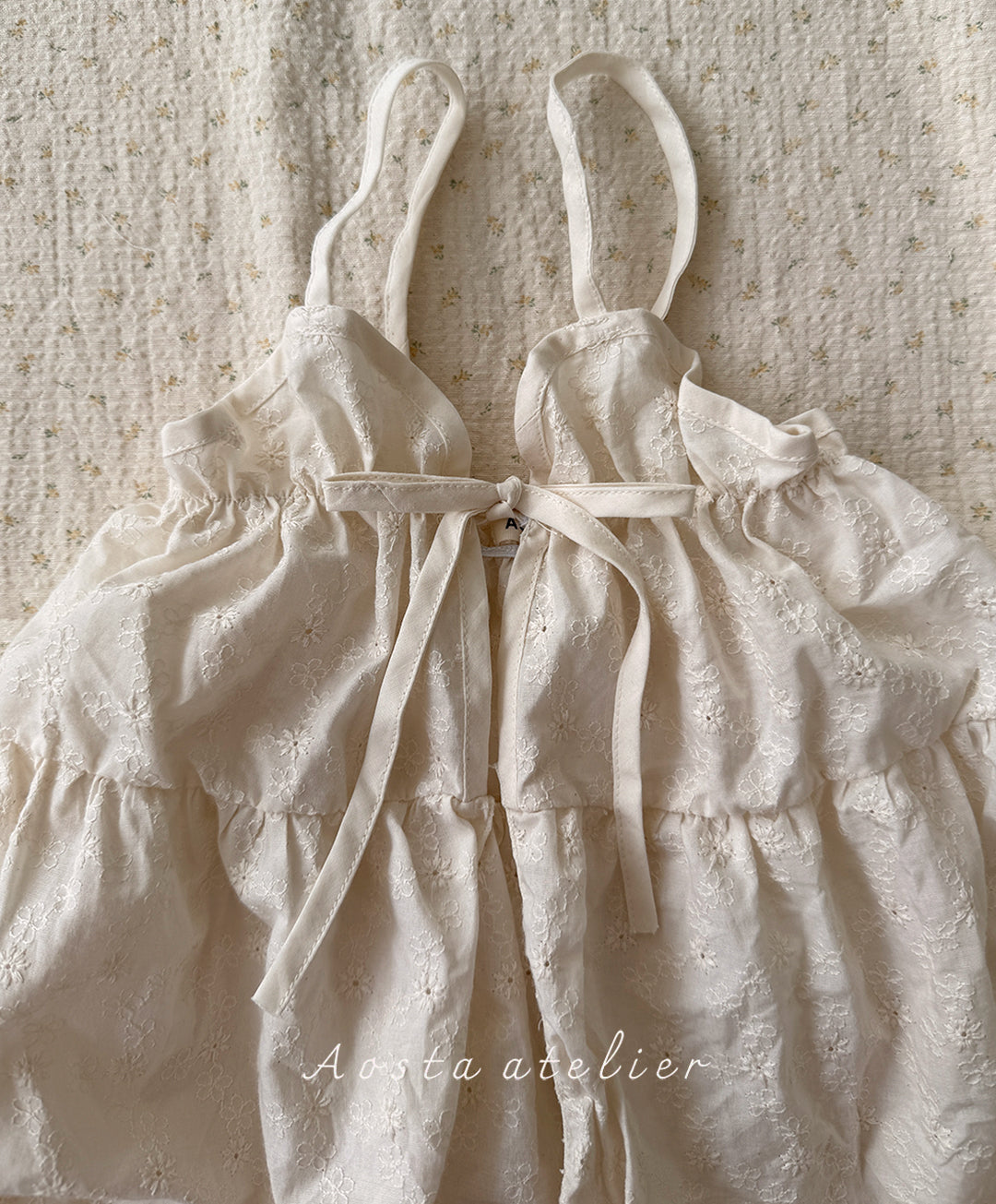[PRE-ORDER] Lace Cotton Open Dress