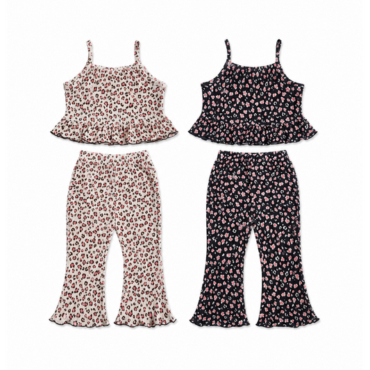 [PRE-ORDER] Leopard Pleats Set