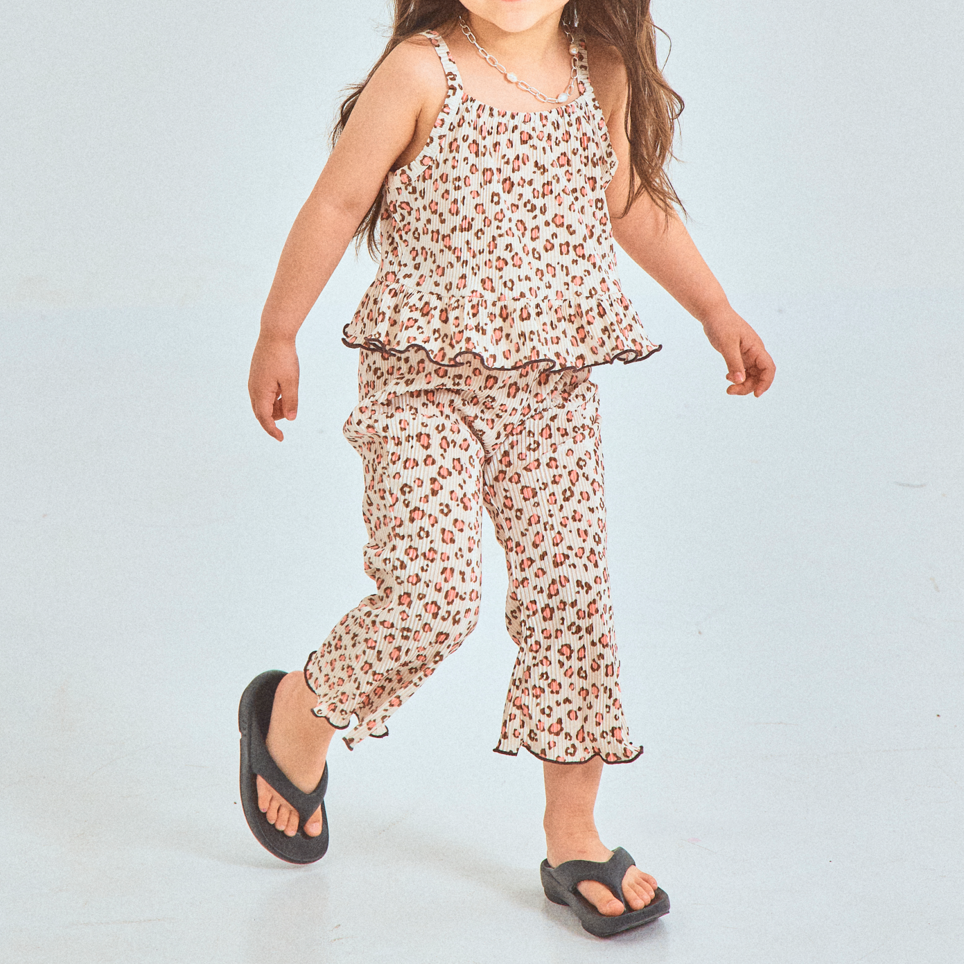 [PRE-ORDER] Leopard Pleats Set