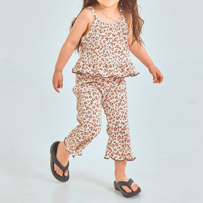 [PRE-ORDER] Leopard Pleats Set