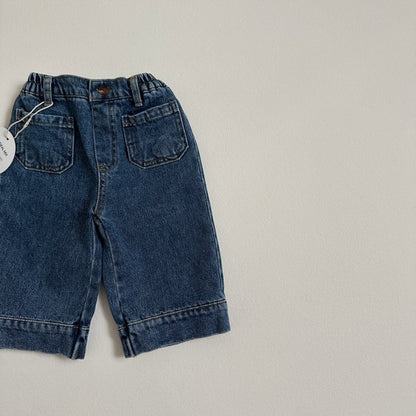 [PRE-ORDER] Pocket capri denim pants