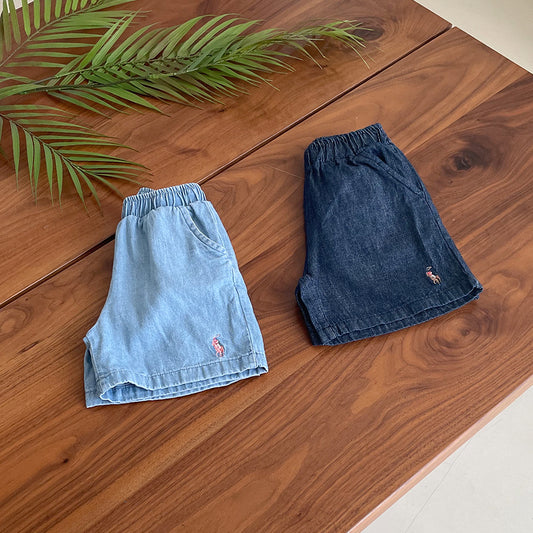 Denim shorts