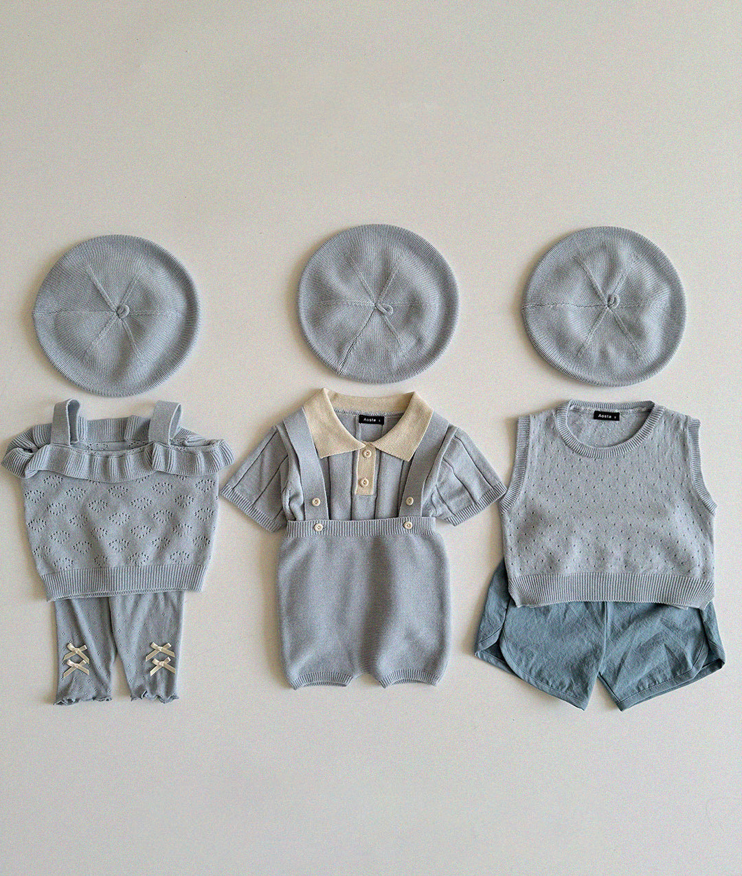 [PRE-ORDER] Knit frill sleeveless top