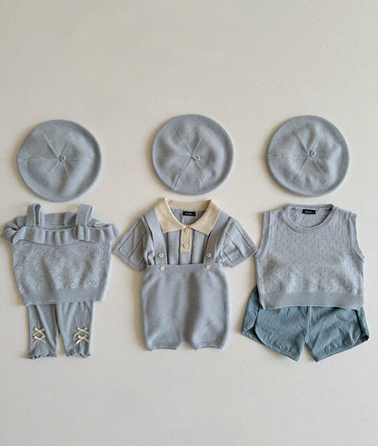 [PRE-ORDER] Knit frill sleeveless top