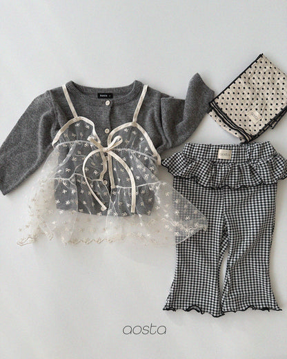 [PRE-ORDER] Lace Ribbon Open Dress