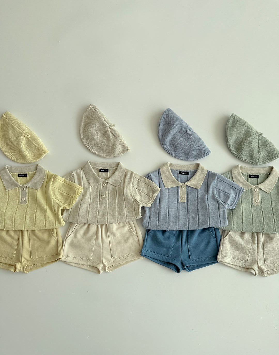 [PRE-ORDER] Knit collared tee