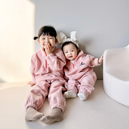 [PRE-ORDER] M&F fleece anorak set