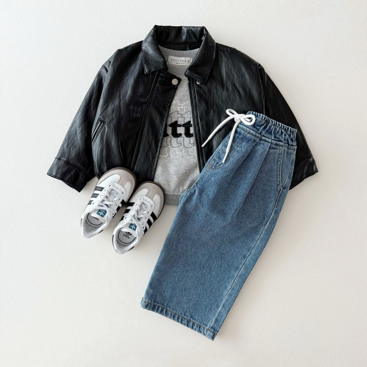 [PRE-ORDER] Elastic denim pants