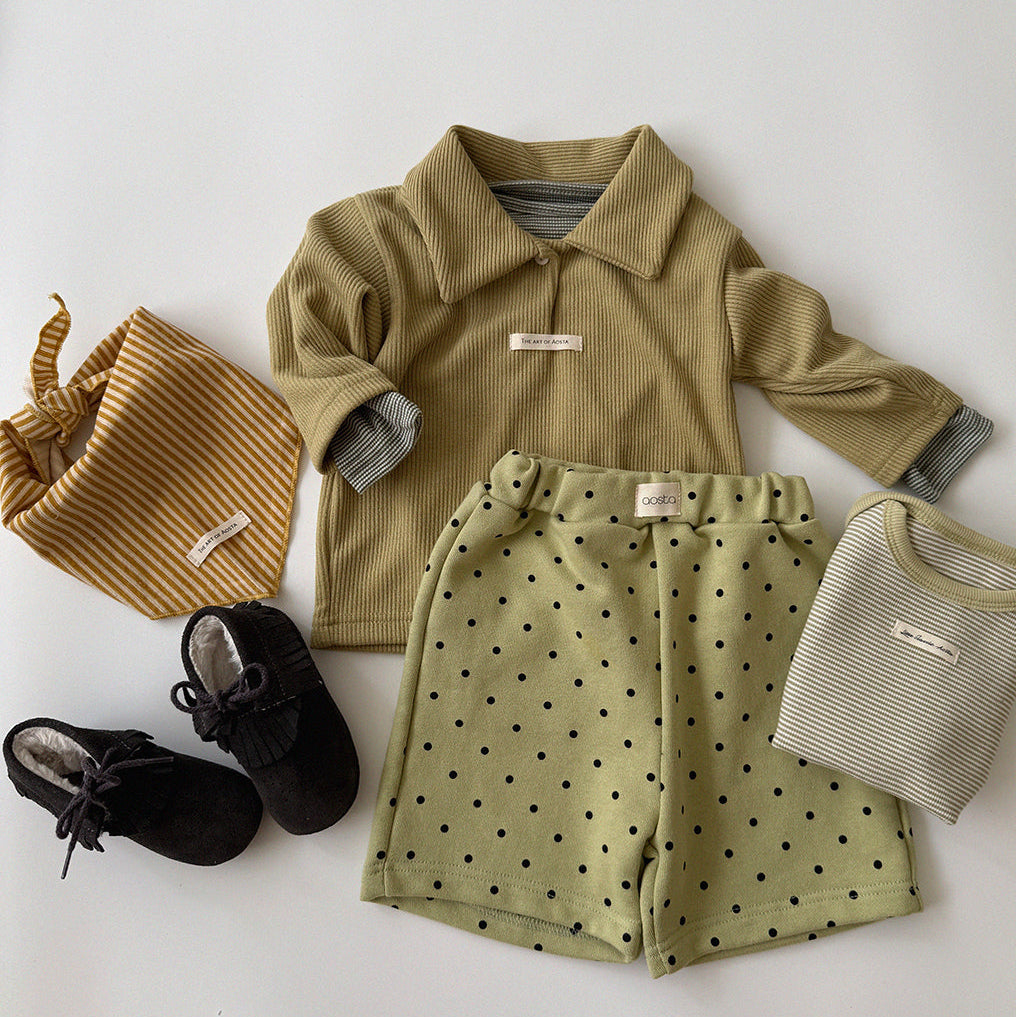 [PRE-ORDER] Polka dot chunky pants