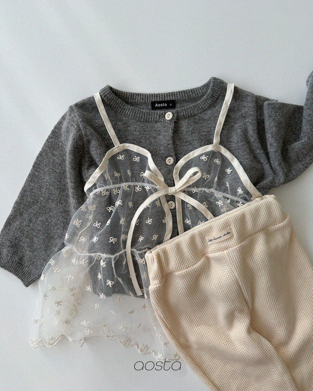 [PRE-ORDER] Lace Ribbon Open Dress