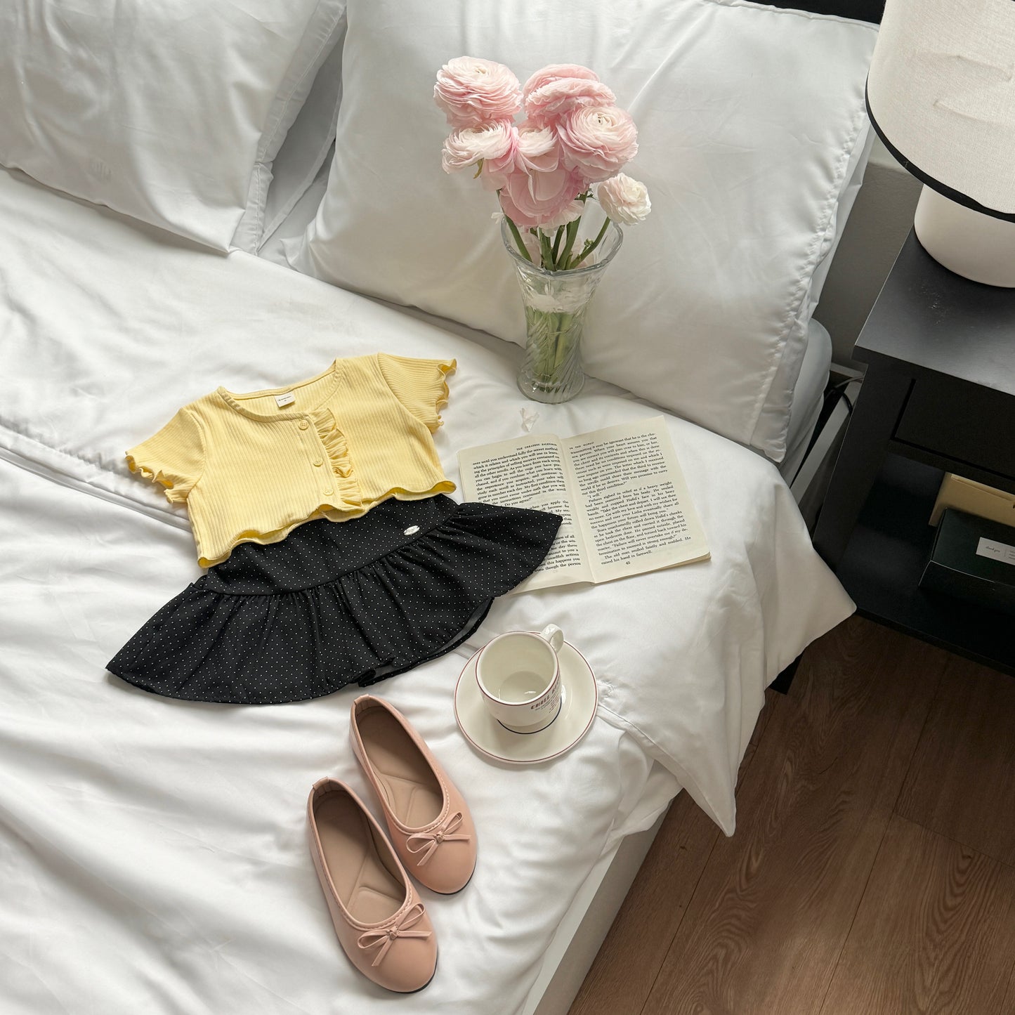 [PRE-ORDER] Dots chiffon skirt