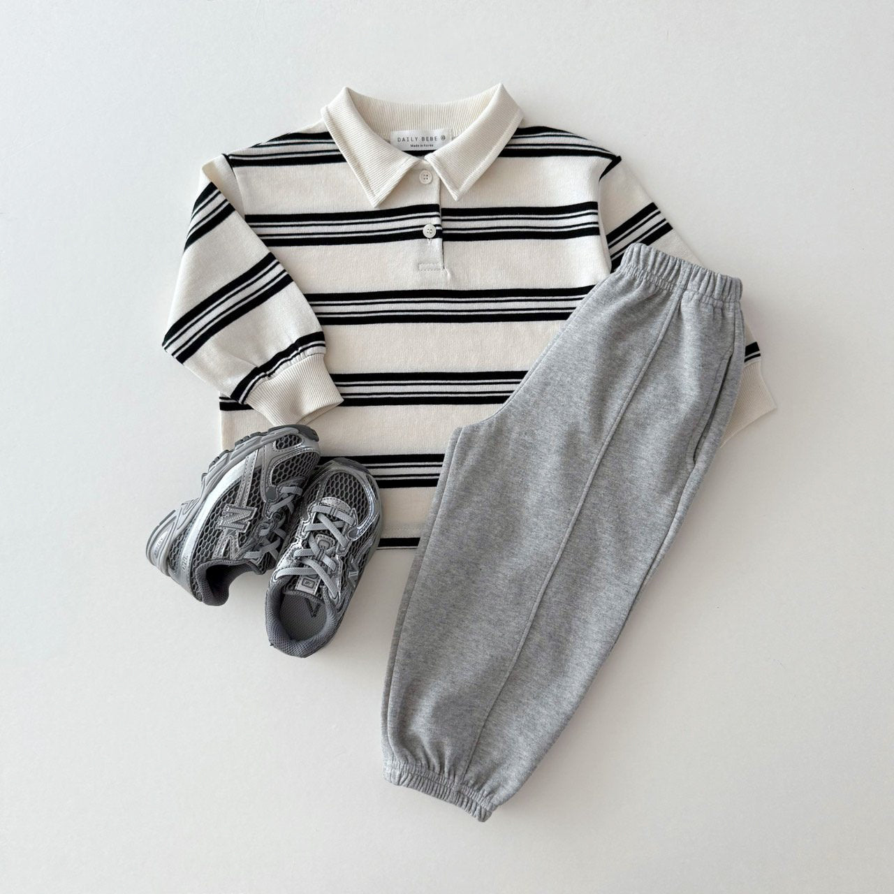 [PRE-ORDER] Collared striped tee