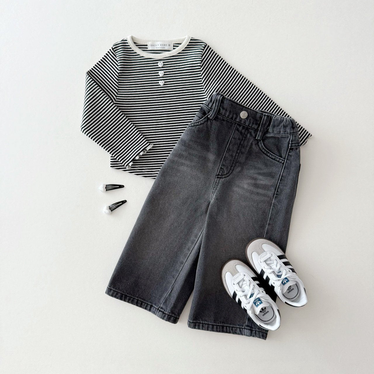 [PRE-ORDER] Striped cropped tee