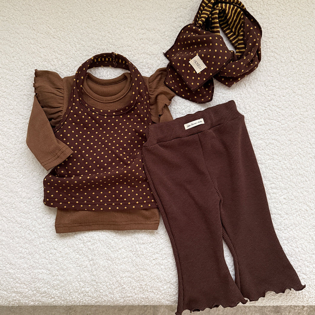 [PRE-ORDER] Chocolate chip halter neck top