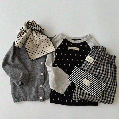 [PRE-ORDER] Polka dot raglan long sleeve