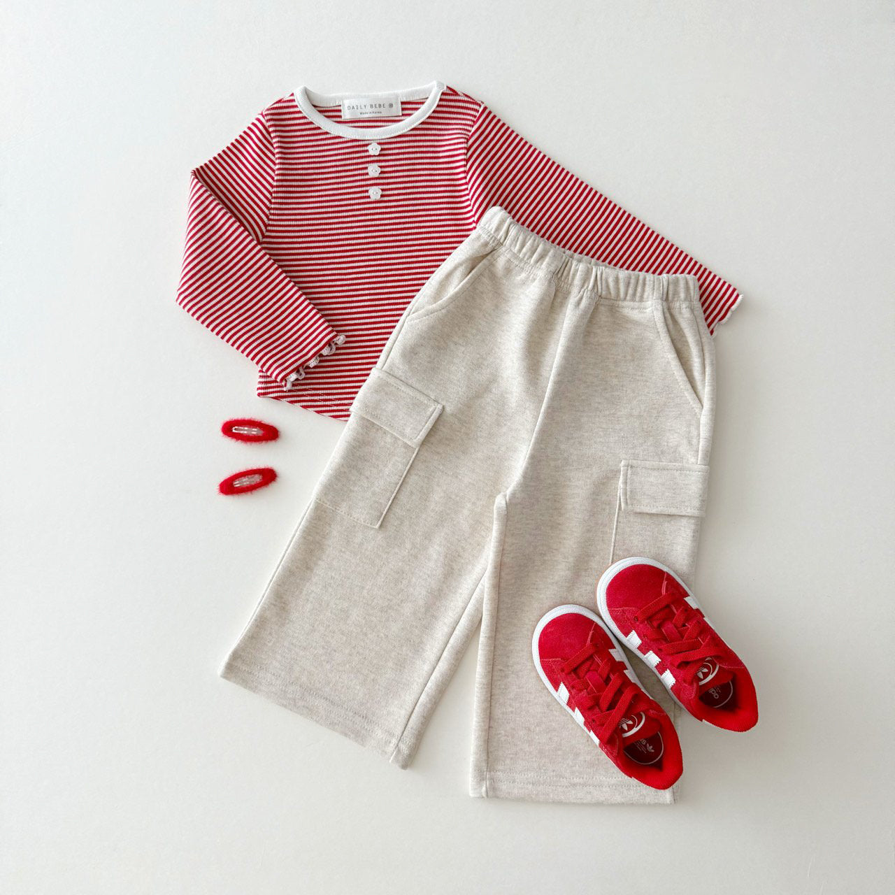 [PRE-ORDER] Striped cropped tee