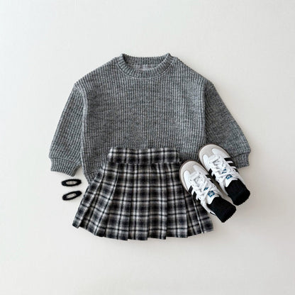 [PRE-ORDER] Ribbed knit sweatshirt