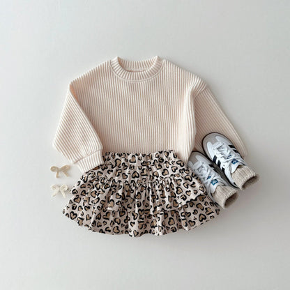 [PRE-ORDER] Ribbed knit sweatshirt