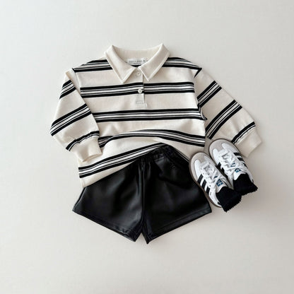 [PRE-ORDER] Collared striped tee