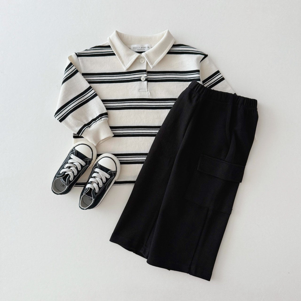 [PRE-ORDER] Collared striped tee