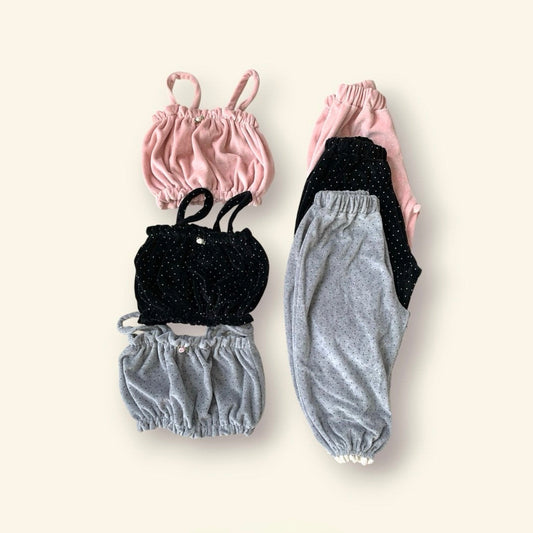 [PRE-ORDER] Velouro Ruffle Top & Bottom Set