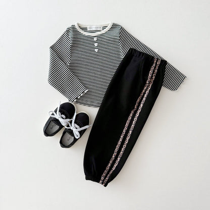 [PRE-ORDER] Leopard tape jogger pants