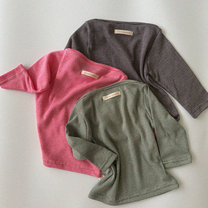 [PRE-ORDER] Soft cotton boatneck top