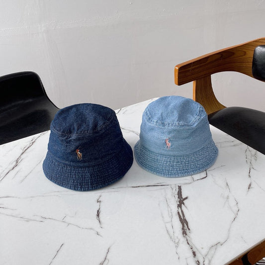 Denim bucket hat
