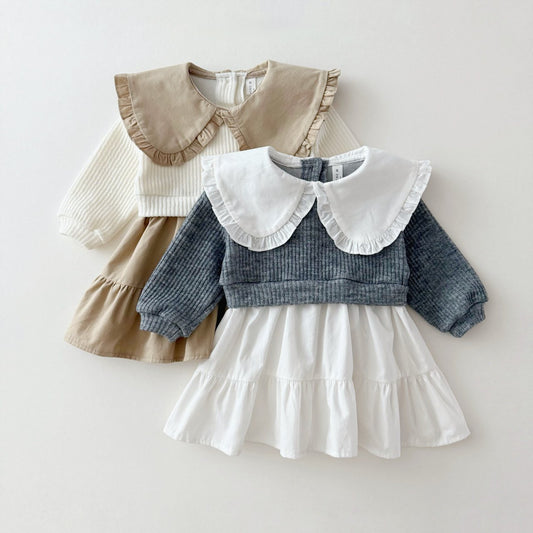 [PRE-ORDER] Collared knit dress