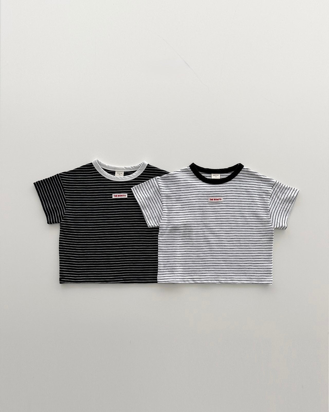 [PRE-ORDER] 1+1 Striped Binding Tee