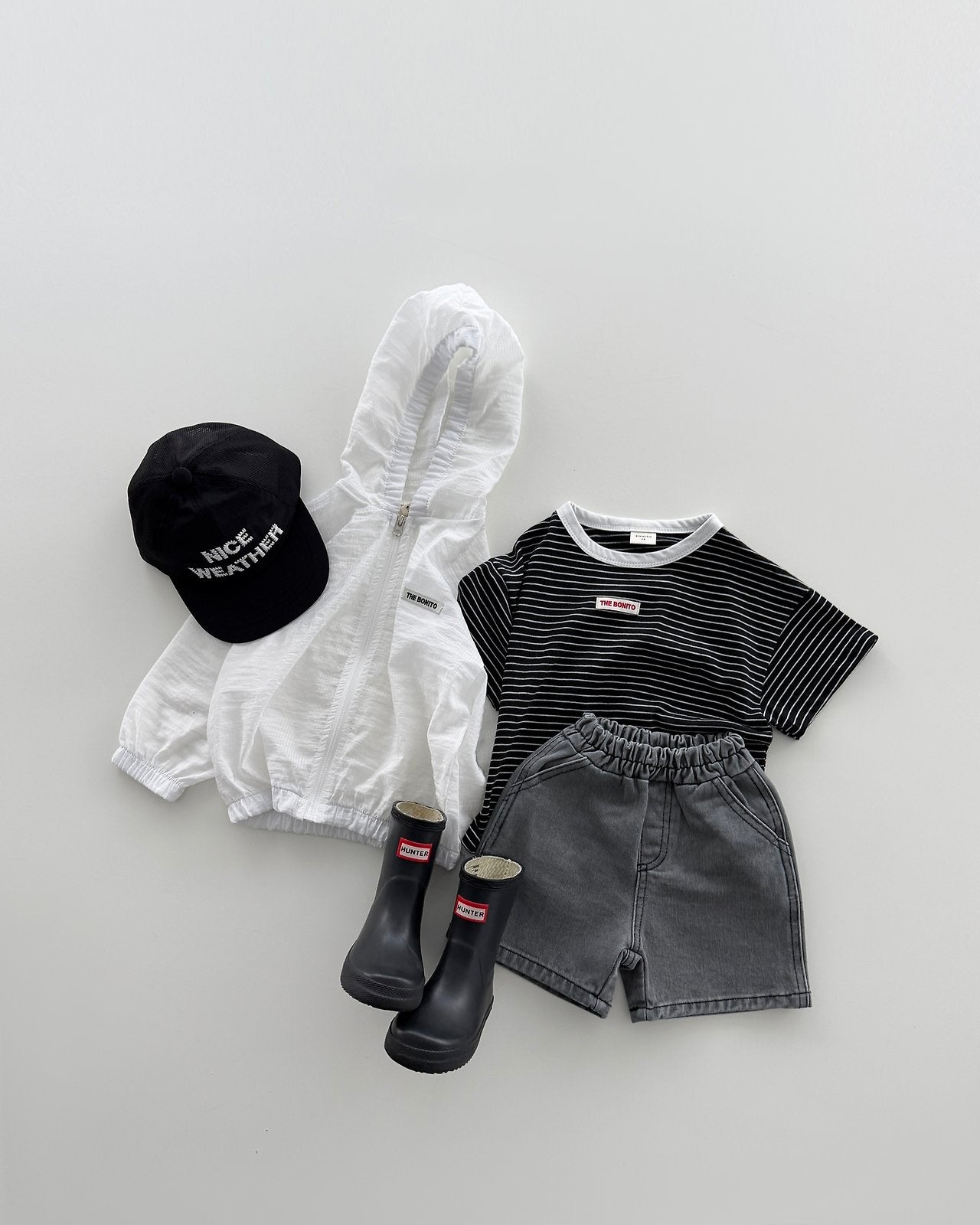 [PRE-ORDER] 1+1 Striped Binding Tee
